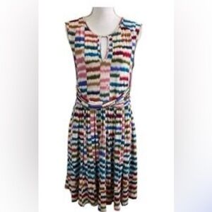 Anthropologie Rainbow Color Dress